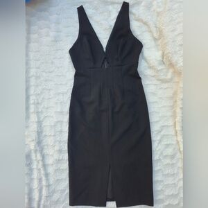 Alice + Olivia Elegant Black Backless Dress